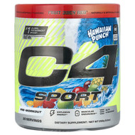 C4 - Cellucor, C4 Sport, Pre-Workout, Hawaiian Punch Fruit Juicy Red, 8.9 oz (252 g)