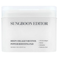 Sungboon Editor, Deep Collagen Retinol Power Boosting Pad, 100 Pads