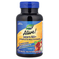 Natures Way, Alive Mens 50+ Complete Multivitamin, 130 Tablets