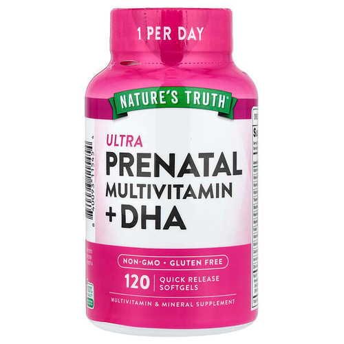 <img alt="Natures Truth, Ultra Prenatal Multivitamin + DHA, 120 Quick Release Softgels" title="Natures Truth, Ultra Prenatal Multivitamin + DHA, 120 Quick Release Softgels,840093115454"