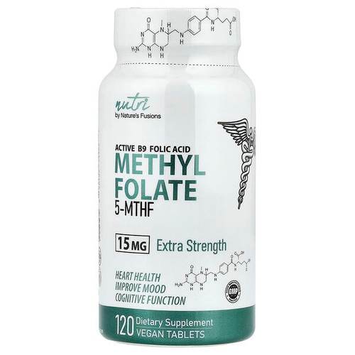 <img alt="Nutri, Methyl Folate, 15 mg, 120 Vegan Tablets" title="Nutri, Methyl Folate, 15 mg, 120 Vegan Tablets,810102742667"