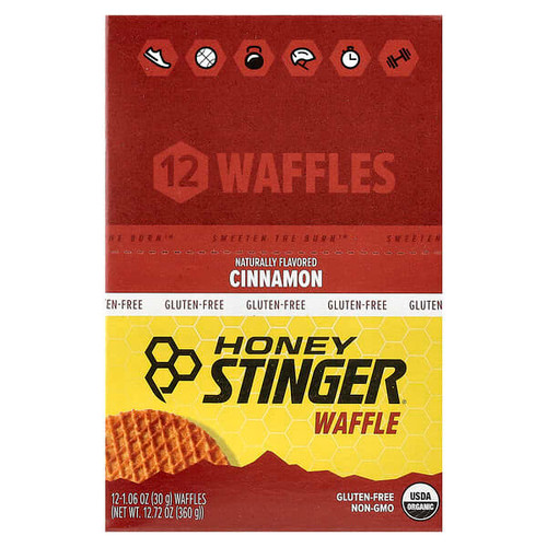 <img alt="Honey Stinger, Energy Waffle, Cinnamon, 12 Waffles, 1.06 oz (30 g) Each" title="Honey Stinger, Energy Waffle, Cinnamon, 12 Waffles, 1.06 oz (30 g) Each,810815024876"