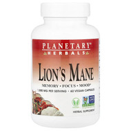<img alt="Planetary Herbals, Lions Mane, 60 Vegan Capsules (500 mg per Capsule)" title="Planetary Herbals, Lions Mane, 60 Vegan Capsules (500 mg per Capsule),021078107804"