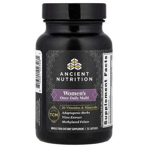 <img alt="Ancient Nutrition, Womens Once Daily Multi, 30 Capsules" title="Ancient Nutrition, Womens Once Daily Multi, 30 Capsules,816401023261"