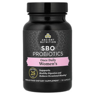 <img alt="Ancient Nutrition, SBO Probiotics, Once Daily Womens, 30 Capsules" title="Ancient Nutrition, SBO Probiotics, Once Daily Womens, 30 Capsules,816401025852"