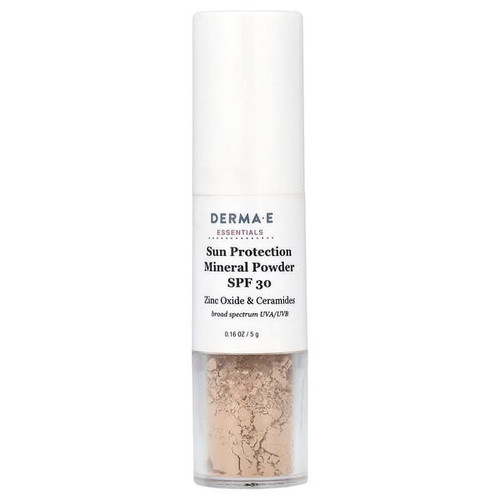 <img alt="DERMA E, Essentials, Sun Protection Mineral Powder, SPF 30 , 0.16 oz (5 g)" title="DERMA E, Essentials, Sun Protection Mineral Powder, SPF 30 , 0.16 oz (5 g),030985014860"