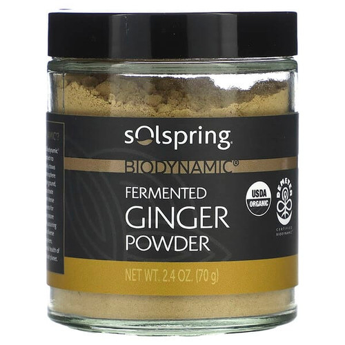 <img alt="Dr. Mercola, Solspring, Biodynamic, Fermented Ginger Powder, 2.4 oz (70 g)" title="Dr. Mercola, Solspring, Biodynamic, Fermented Ginger Powder, 2.4 oz (70 g),810487032506"