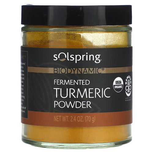 <img alt="Dr. Mercola, Solspring, Biodynamic, Fermented Turmeric Powder, 2.4 oz (70 g)" title="Dr. Mercola, Solspring, Biodynamic, Fermented Turmeric Powder, 2.4 oz (70 g),810487032490"