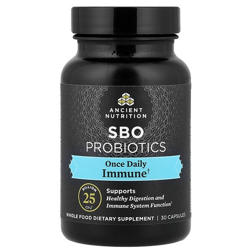 <img alt="Ancient Nutrition, SBO Probiotics, Once Daily, Immune, 25 Billion CFU, 30 Capsules" title="Ancient Nutrition, SBO Probiotics, Once Daily, Immune, 25 Billion CFU, 30 Capsules,816401025814"