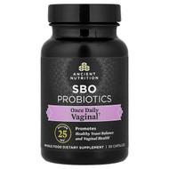 <img alt="Ancient Nutrition, SBO Probiotics, Vaginal Once Daily, 30 Capsules" title="Ancient Nutrition, SBO Probiotics, Vaginal Once Daily, 30 Capsules,816401025845"
