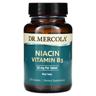<img alt="Dr. Mercola, Niacin, Vitamin B3, 50 mg, 270 Tablets" title="Dr. Mercola, Niacin, Vitamin B3, 50 mg, 270 Tablets,810094212964"