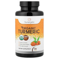 <img alt="Sunergetic, Organic Turmeric, 180 Tablets" title="Sunergetic, Organic Turmeric, 180 Tablets,852207008316"