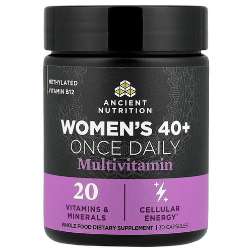 <img alt="Ancient Nutrition, Womens 40+ Once Daily Multivitamin, 30 Capsules" title="Ancient Nutrition, Womens 40+ Once Daily Multivitamin, 30 Capsules,816401023711"