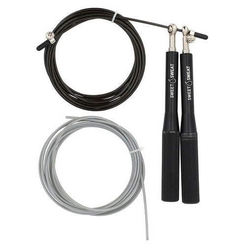 <img alt="Sports Research, Sweet Sweat, Speed Rope, Black, 1 Jump Rope" title="Sports Research, Sweet Sweat, Speed Rope, Black, 1 Jump Rope,023249090182"