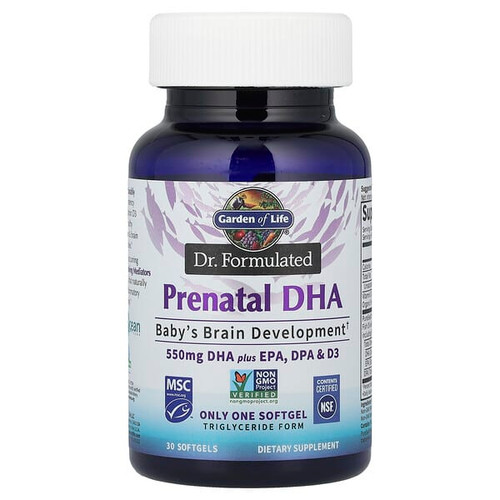 <img alt="Garden of Life, Dr. Formulated, Prenatal DHA, 30 Softgels" title="Garden of Life, Dr. Formulated, Prenatal DHA, 30 Softgels,658010124690"
