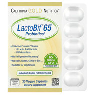 <img alt="California Gold Nutrition, LactoBif 65 Probiotics, 30 Veggie Capsules" title="California Gold Nutrition, LactoBif 65 Probiotics, 30 Veggie Capsules,898220019045"