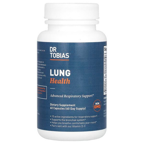 <img alt="Dr. Tobias, Lung Health, 60 Capsules" title="Dr. Tobias, Lung Health, 60 Capsules,842367001470"