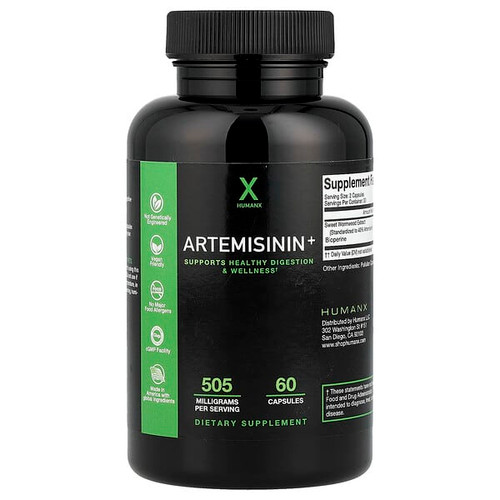 <img alt="Humanx, Artemisinin+, 60 Capsules (252.5 mg per Capsule)" title="Humanx, Artemisinin+, 60 Capsules (252.5 mg per Capsule),704521673858"