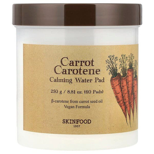 <img alt="SKINFOOD, Carrot Carotene, Calming Water Pad, 60 Pads" title="SKINFOOD, Carrot Carotene, Calming Water Pad, 60 Pads,8809153102201"