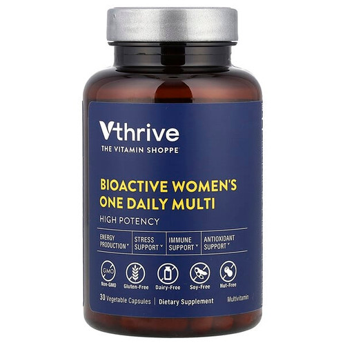 <img alt="Vthrive, Bioactive Womens One Daily Multi, 30 Vegetable Capsules" title="Vthrive, Bioactive Womens One Daily Multi, 30 Vegetable Capsules,766536061037"