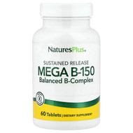 <img alt="NaturesPlus, Mega B-150, Sustained Release, 60 Tablets" title="NaturesPlus, Mega B-150, Sustained Release, 60 Tablets,097467014541"