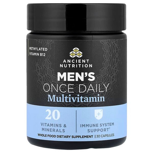 <img alt="Ancient Nutrition, Mens Once Daily Multivitamin, 30 Capsules" title="Ancient Nutrition, Mens Once Daily Multivitamin, 30 Capsules,816401023254"