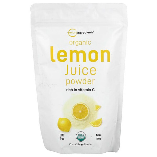 <img alt="Micro Ingredients, Organic Lemon Juice Powder, 10 oz (284 g)" title="Micro Ingredients, Organic Lemon Juice Powder, 10 oz (284 g),850015616198"