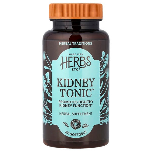 <img alt="Herbs Etc., Kidney Tonic, 60 Softgels" title="Herbs Etc., Kidney Tonic, 60 Softgels,765704509364"