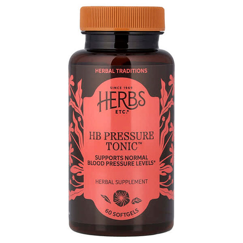 <img alt="Herbs Etc., HB Pressure Tonic, 60 Softgels" title="Herbs Etc., HB Pressure Tonic, 60 Softgels,765704515068"