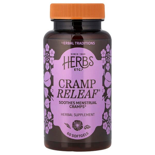 <img alt="Herbs Etc., Cramp ReLeaf, 60 Softgels" title="Herbs Etc., Cramp ReLeaf, 60 Softgels,765704507469"