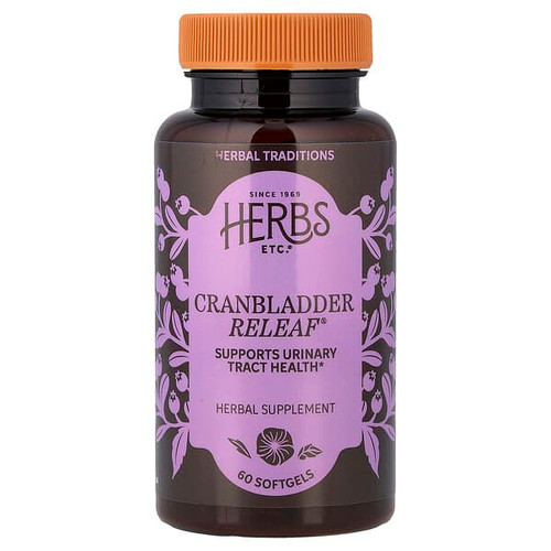 <img alt="Herbs Etc., CranBladder ReLeaf, 60 Softgels" title="Herbs Etc., CranBladder ReLeaf, 60 Softgels,765704507568"
