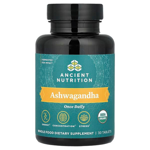<img alt="Ancient Nutrition, Ashwagandha, 30 Tablets" title="Ancient Nutrition, Ashwagandha, 30 Tablets,816401025456"