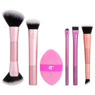 <img alt="Real Techniques, Big Blends Energy, Brush + Dual-Sided Puff Set, 6 Piece Set" title="Real Techniques, Big Blends Energy, Brush + Dual-Sided Puff Set, 6 Piece Set,079625445664"