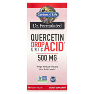 <img alt="Garden of Life, Dr. Formulated, Quercetin Drop Uric Acid, 500 mg, 60 Vegan Tablets" title="Garden of Life, Dr. Formulated, Quercetin Drop Uric Acid, 500 mg, 60 Vegan Tablets,658010130523"