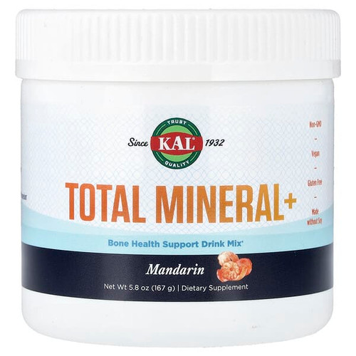 <img alt="KAL, Total Mineral+, Mandarin, 5.8 oz (167 g)" title="KAL, Total Mineral+, Mandarin, 5.8 oz (167 g),021245984962"