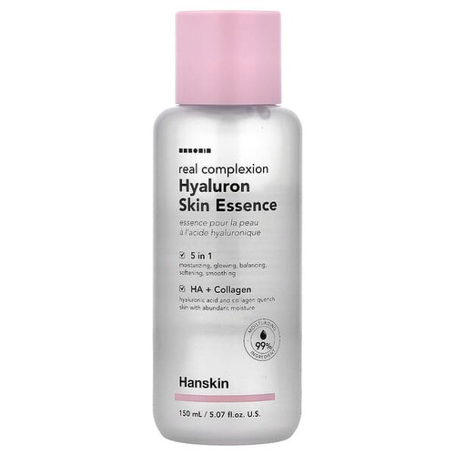 <img alt="Hanskin, Real Complexion, Hyaluron Skin Essence, 5.07 fl oz (150 ml)" title="Hanskin, Real Complexion, Hyaluron Skin Essence, 5.07 fl oz (150 ml),8809448638651"
