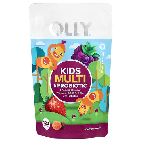 <img alt="OLLY, Kids Multi & Probiotic Gummies, Yum Berry Punch, 120 Gummies" title="OLLY, Kids Multi & Probiotic Gummies, Yum Berry Punch, 120 Gummies,840160200687"