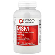<img alt="Protocol for Life Balance, MSM, 1,000 mg, 180 Veg Capsules" title="Protocol for Life Balance, MSM, 1,000 mg, 180 Veg Capsules,707359121201"