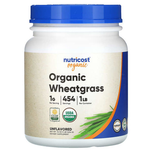 <img alt="Nutricost, Organic Wheatgrass, Unflavored, 16 oz (454 g)" title="Nutricost, Organic Wheatgrass, Unflavored, 16 oz (454 g),702669937603"