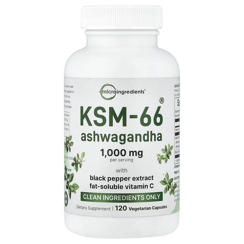 <img alt="Micro Ingredients, KSM-66 Ashwagandha, 120 Vegetarian Capsules" title="Micro Ingredients, KSM-66 Ashwagandha, 120 Vegetarian Capsules,850074438441"