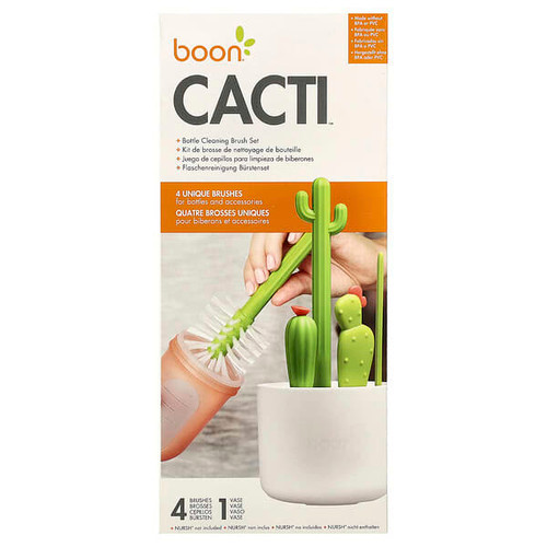 <img alt="Boon, Cacti, Bottle Cleaning Brush Set, 4 Brushes & 1 Vase" title="Boon, Cacti, Bottle Cleaning Brush Set, 4 Brushes & 1 Vase,669028113262"