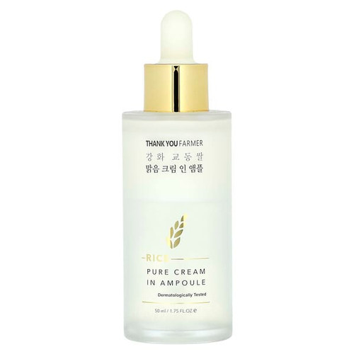 <img alt="Thank You Farmer, Rice, Pure Cream In Ampoule, 1.75 fl oz (50 ml)" title="Thank You Farmer, Rice, Pure Cream In Ampoule, 1.75 fl oz (50 ml),8809454982588"
