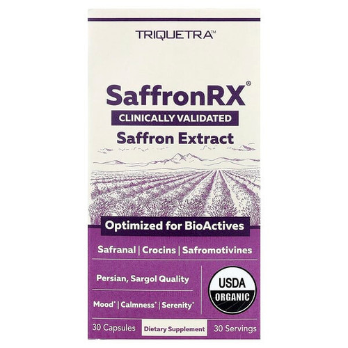 <img alt="Triquetra Health, SaffronRX, Saffron Extract, 30 Capsules" title="Triquetra Health, SaffronRX, Saffron Extract, 30 Capsules,850040354577"
