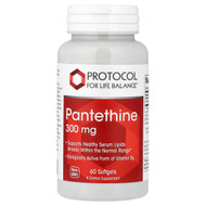 <img alt="Protocol for Life Balance, Pantethine, 300 mg, 60 Softgels" title="Protocol for Life Balance, Pantethine, 300 mg, 60 Softgels,707359104877"
