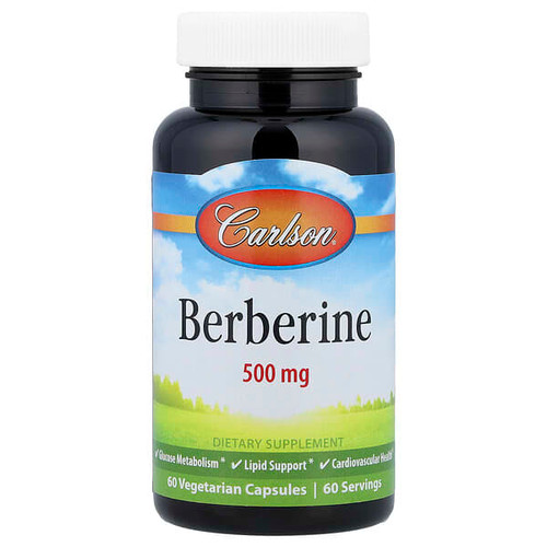 <img alt="Carlson, Berberine, 500 mg, 60 Vegetarian Capsules" title="Carlson, Berberine, 500 mg, 60 Vegetarian Capsules,088395813009"