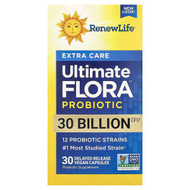 <img alt="Renew Life, Extra Care Ultimate Flora Probiotic , 30 Billion CFU, 30 Delayed Release Vegan Capsules" title="Renew Life, Extra Care Ultimate Flora Probiotic , 30 Billion CFU, 30 Delayed Release Vegan Capsules,631257158628"