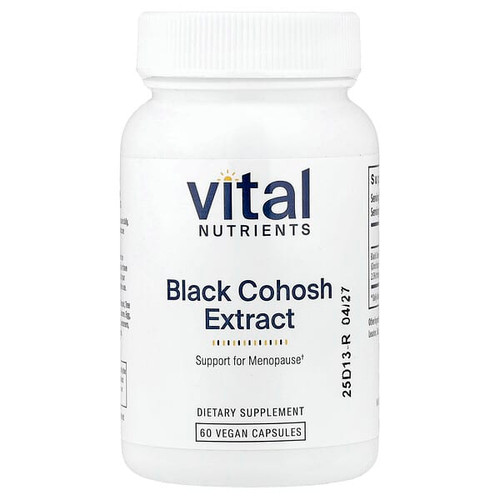 <img alt="Vital Nutrients, Black Cohosh Extract, 250 mg, 60 Vegan Capsules" title="Vital Nutrients, Black Cohosh Extract, 250 mg, 60 Vegan Capsules,693465203118"