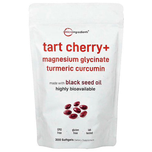 <img alt="Micro Ingredients, Tart Cherry+, 300 Softgels" title="Micro Ingredients, Tart Cherry+, 300 Softgels,850074438984"