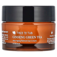 <img alt="Tree To Tub, Ginseng Green Tea, Anti-Aging Retinol Eye Cream, 0.5 oz (15 ml)" title="Tree To Tub, Ginseng Green Tea, Anti-Aging Retinol Eye Cream, 0.5 oz (15 ml),724597482512"