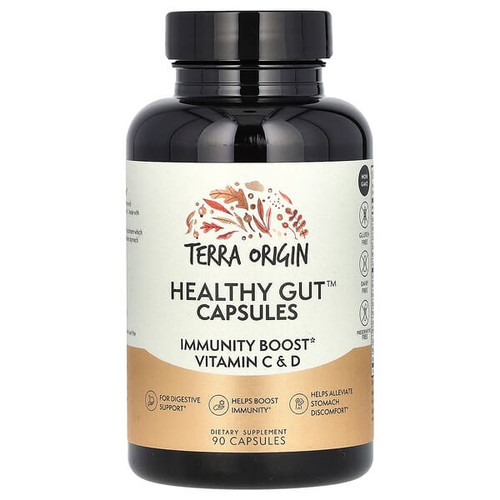 <img alt="Terra Origin, Healthy Gut Capsules, 90 Capsules" title="Terra Origin, Healthy Gut Capsules, 90 Capsules,857668007465"